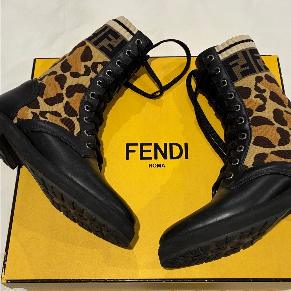 Fendi Combat Boots size 36
